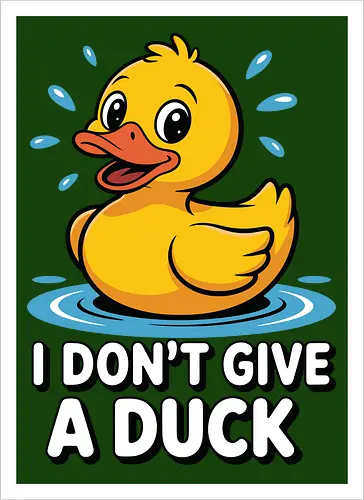 I DON'T GIVE A DUCK