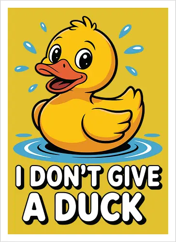 I DON'T GIVE A DUCK