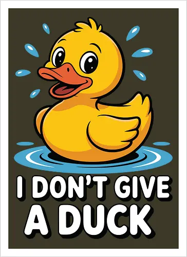 I DON'T GIVE A DUCK