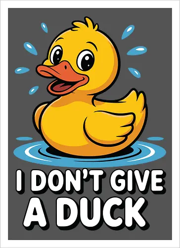 I DON'T GIVE A DUCK