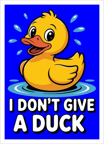 I DON'T GIVE A DUCK