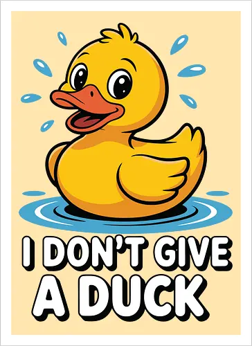 I DON'T GIVE A DUCK