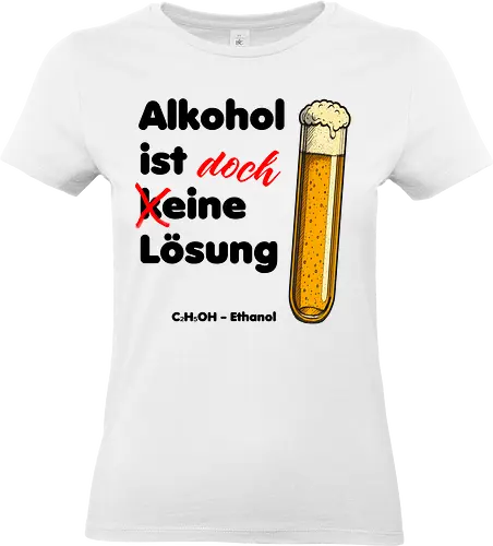 Alkohol ist (k)eine Lösung (schwarze Schrift)