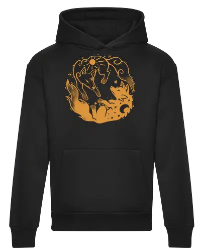 Sun and Moon Golden Wolves