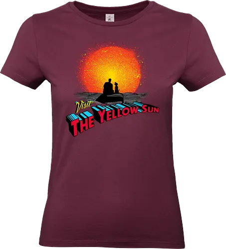 Visit The Yellow Sun - superman, superdog, super dog, super man, super, hero, clark kent, david corenswet, kal el, symbol, superheroes, original superhero, yellow sun, dog - Standard T-Shirt (Frauen)