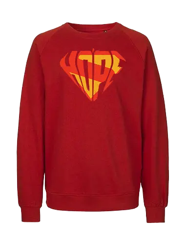 Hope - hope, superman, super hero, super man, comics - Fairtrade Sweatshirt