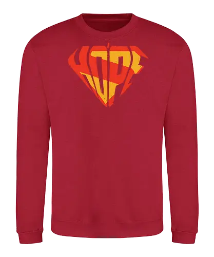 Hope - hope, superman, super hero, super man, comics - Sweatshirt