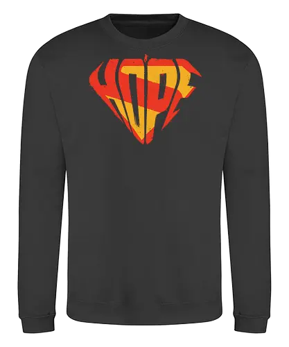 Hope - hope, superman, super hero, super man, comics - Sweatshirt