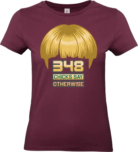 Guy Gardner 348 Chicks Say Otherwise - nathan fillion, guy, bowl cut, bowl haircut 348 chicks, funny, nathan, fillion, sci fi, comic, comics, superhero, superheroes, bowl head, bowl haircut - Standard T-Shirt (Frauen)