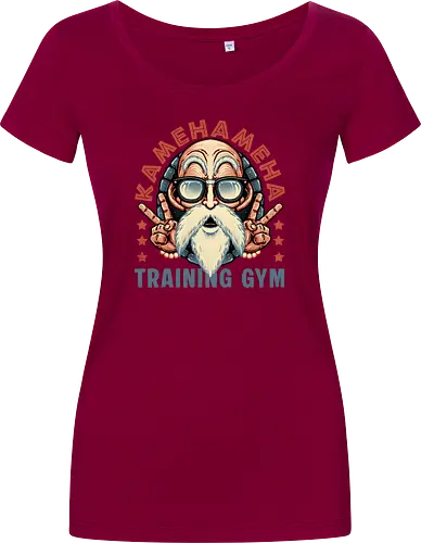 Kame Training Gym - Anime, Japan, adventure, animation, animated, cartoons, fitness, gym - Damen T-Shirt
