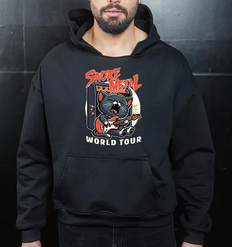 Sleep Rock and Roll Cat