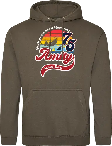 Amity island fishing school