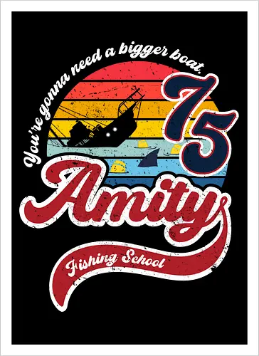 Amity island fishing school