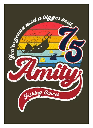 Amity island fishing school