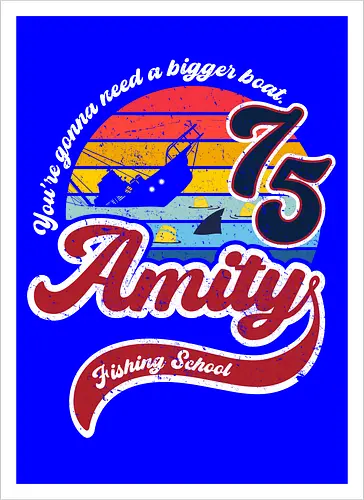 Amity island fishing school