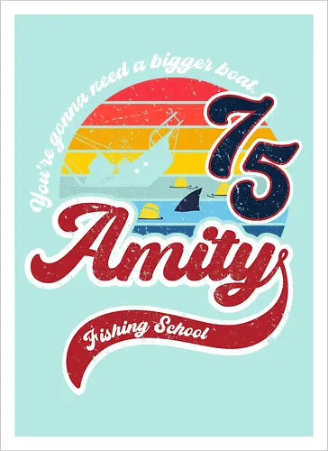 Amity island fishing school
