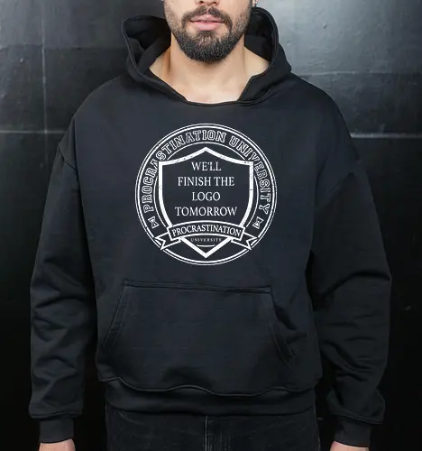 Procrastination university logo