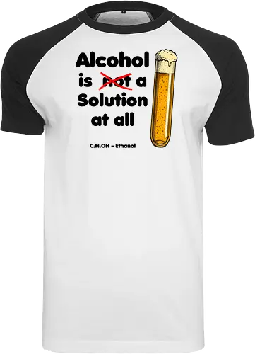 Alkohol is (not) a solution (black-letters)