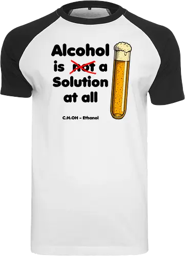 Alkohol is (not) a solution (black-letters)