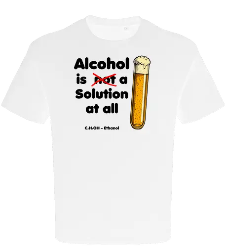 Alkohol is (not) a solution (black-letters)