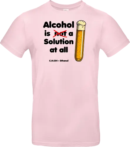 Alkohol is (not) a solution (black-letters)