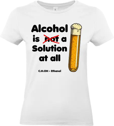 Alkohol is (not) a solution (black-letters)