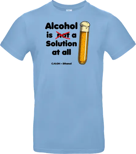 Alkohol is (not) a solution (black-letters)