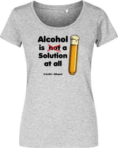 Alkohol is (not) a solution (black-letters)