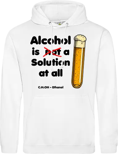 Alkohol is (not) a solution (black-letters)