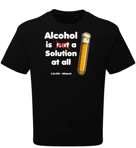 Alkohol is (not) a solution (white-letters)