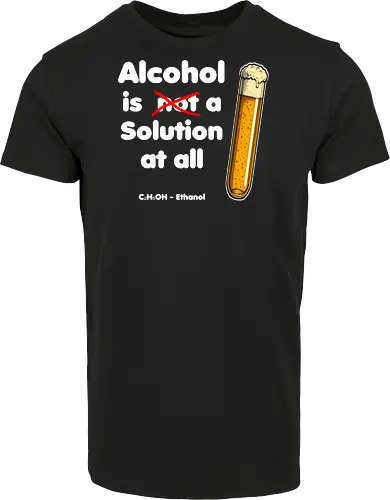 Alkohol is (not) a solution (white-letters)