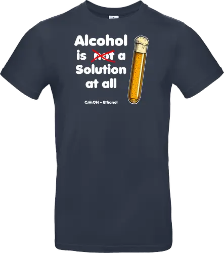 Alkohol is (not) a solution (white-letters)