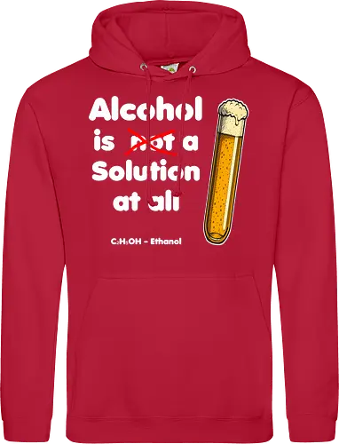Alkohol is (not) a solution (white-letters)
