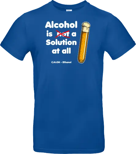 Alkohol is (not) a solution (white-letters)