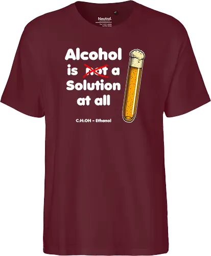 Alkohol is (not) a solution (white-letters)