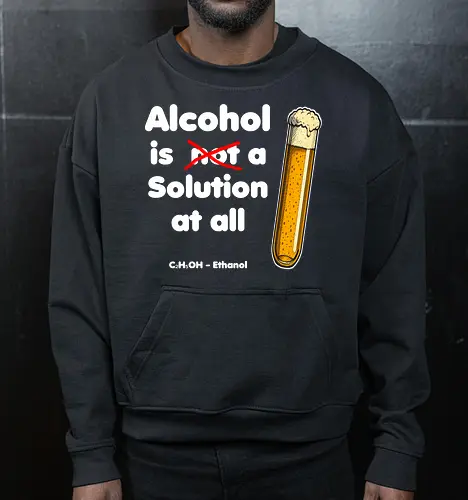 Alkohol is (not) a solution (white-letters)