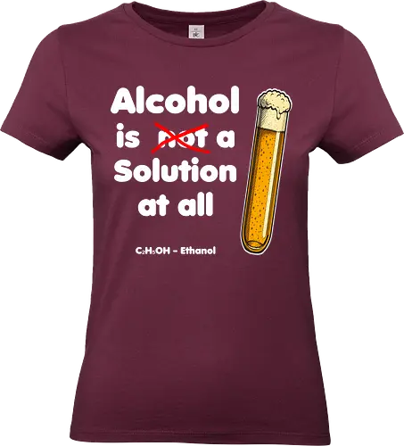 Alkohol is (not) a solution (white-letters)