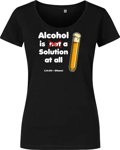 Alkohol is (not) a solution (white-letters)