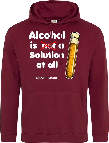 Alkohol is (not) a solution (white-letters)