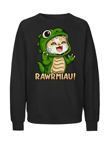 #SmilowRarwFront - Twitch, Streamer, Katze, Smilow - Fairtrade Sweatshirt