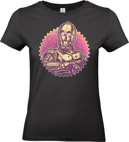 Keep it Golden - Film, movie, galactic, galaxy, science fiction, sci-fi, space, robots - Standard T-Shirt (Frauen)