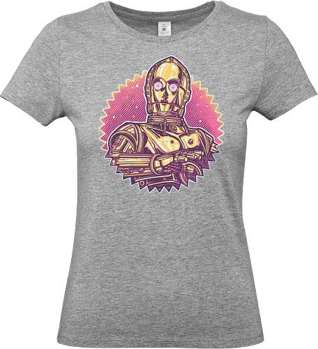 Keep it Golden - Film, movie, galactic, galaxy, science fiction, sci-fi, space, robots - Standard T-Shirt (Frauen)