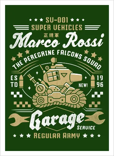 Peregrine Falcons Squad Garage