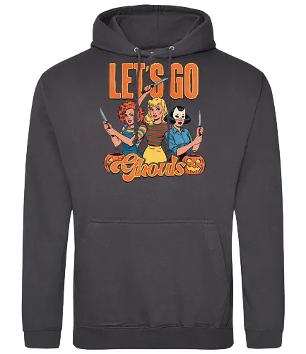 Let's go ghouls - Let's go ghouls, halloween, pumpkin, macabre, scare - Standard Hoodie