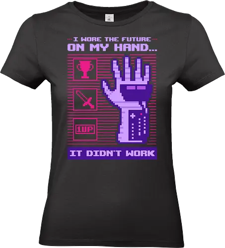 Retro Tech Fail - retro tech, 80s, 8bit, 90s, console gamer, controller, gamer, gaming, geek, glitch, nostalgia, pixel, retro, vintage, video games - Standard T-Shirt (Frauen)