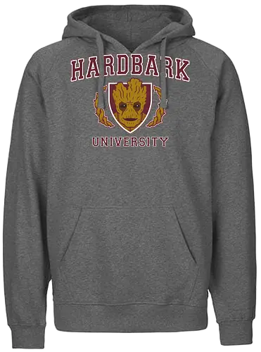 Hardbark! - harvard, university, college, guardians-of-the-galaxy, funny, logo, school, teacher - Fairtrade Hoodie