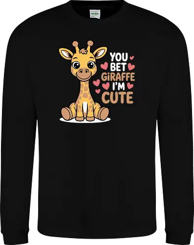 You bet giraffe I'm cute