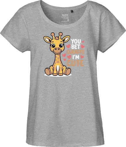 You bet giraffe I'm cute