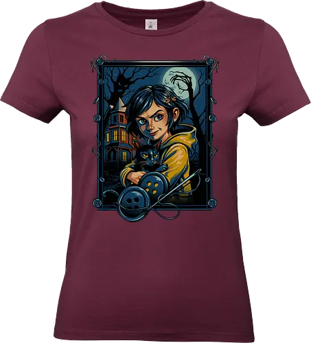 The House of Buttons - buttons, horror, goth, halloween - Standard T-Shirt (Frauen)