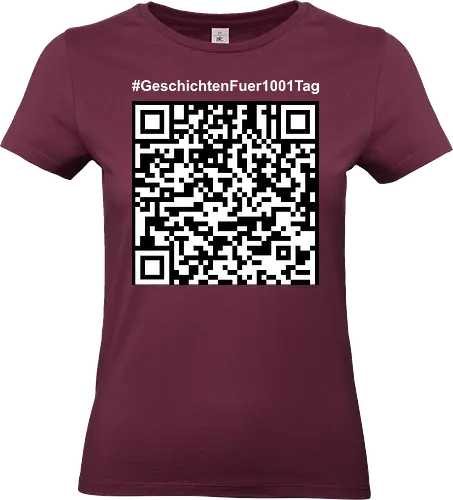 #GeschichtenFuer1001Tag - helle Schrift - Standard T-Shirt (Frauen)